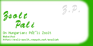 zsolt pali business card